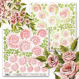 Papir, Baby Girl 14, 3D Roses and Leaves, izrezki