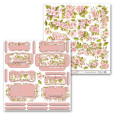 Papir, Baby Girl 16, Flowers/Pocket, izrezki