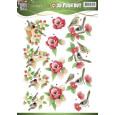 Papir, 3D Push Out, Garden Classics, Nr. 1
