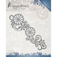 Rezalna šablona, Vintage Winter, Snowflake Swirl Border