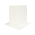 Set osnov in kuvert, off white, 6 x 6