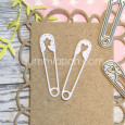 Rezalna šablona, Two Safety Pins, sponki