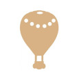 Lesena osnova, MDF, balon