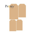 Lesena osnova, MDF, Purrrfect Tags