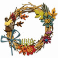 Rezalna šablona, Thinlits, Vault Foliage Wreath