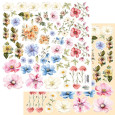 Papir, Happy Time, Flowers, izrezki