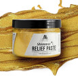 Teksturna pasta, Shimmer Relief Paste, Mayan Gold