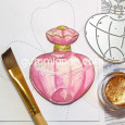 Rezalna šablona, Perfume Bottle #4, steklenička parfuma