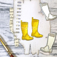Rezalna šablona, Small Gumboots, gumjasti škornji