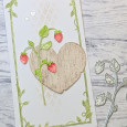 Rezalna šablona, Wild Strawberry Twig, divje jagode