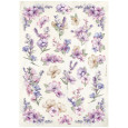 Rižev papir, Flower Pattern, Lavender
