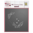 Mapa za embosiranje, 3D Flower Heart