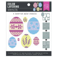 Plastična šablona, Color Layering Decorative Eggs