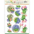 Papir, 3D Push Out, Welcome Spring, Hyacinth