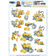 Papir, 3D Push Out, Lemon Breeze, Lemon Tea