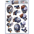 Papirnati izrezki, 3D Push Out, We Are Men, Office