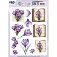 Papir, 3D Pushout Sheet, First Blossoms, Blooming Tales