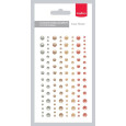Polperle, samolepilne, set 02