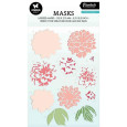 Plastična šablona, Masks, Dahlia Flowers