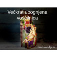 Večkrat upognjena voščilnica 
