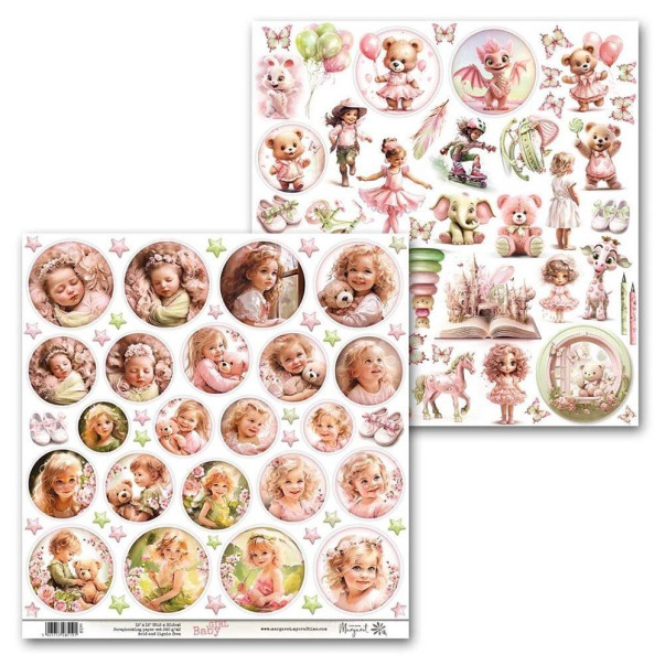 Papir, Baby Girl 19, Toys, izrezki