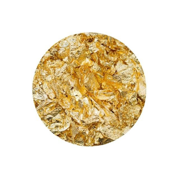 Foil flakes, Gold
