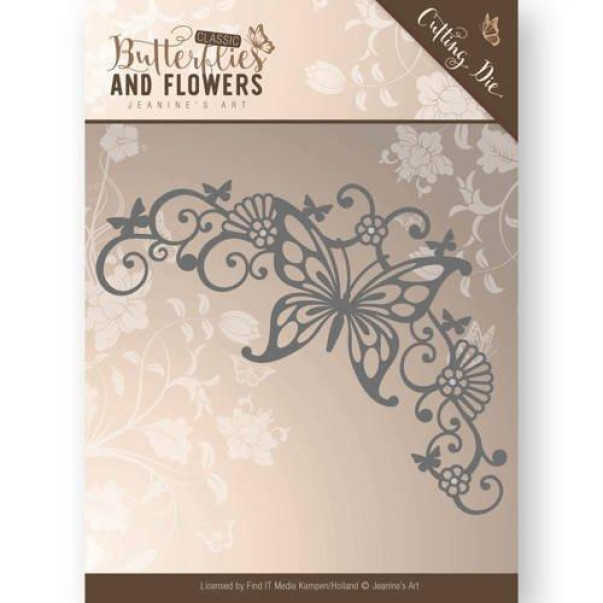 Rezalna šablona, Classic Butterflies and Flowers, butterfly