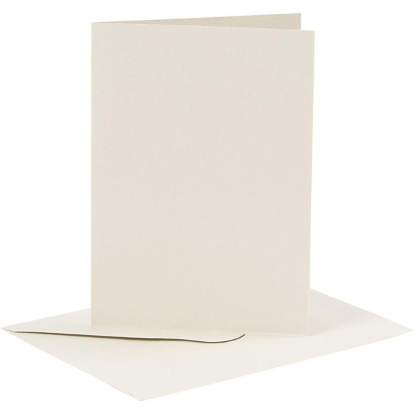 Cards and envelopes, C6, umazano bela