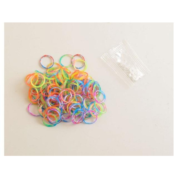 Elastike za izdelavo zapestnic, Bracelet Loops, camo multi mix