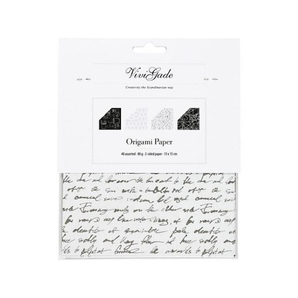 Papir, origami, black&white