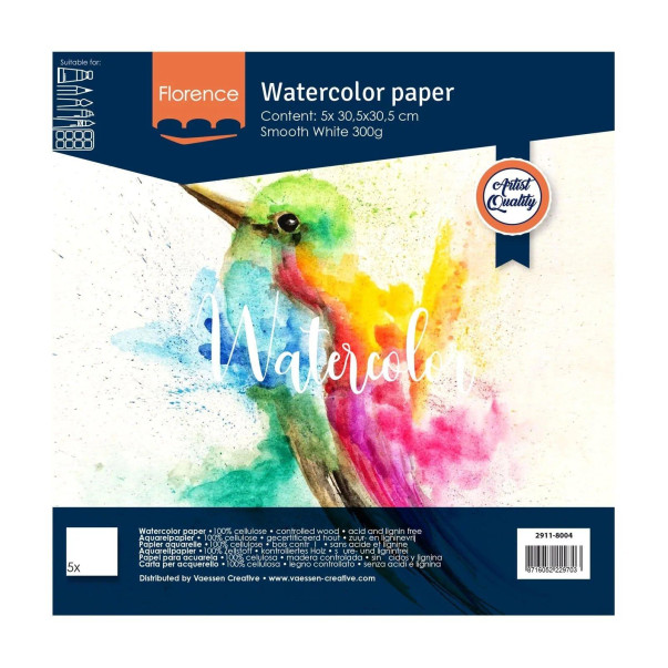 Papir, akvarelni, Artist quality
