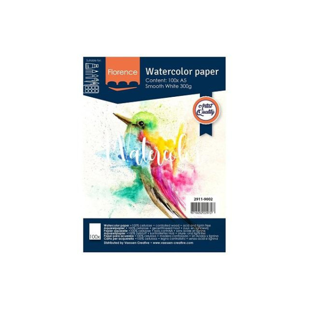 Papir, akvarelni, Artist quality