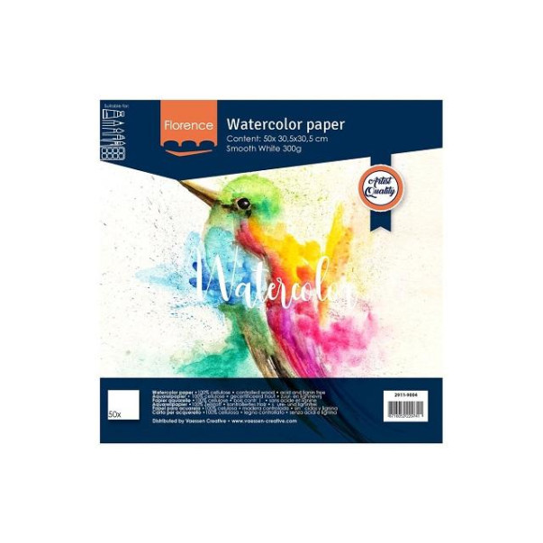 Papir, akvarelni, Artist quality