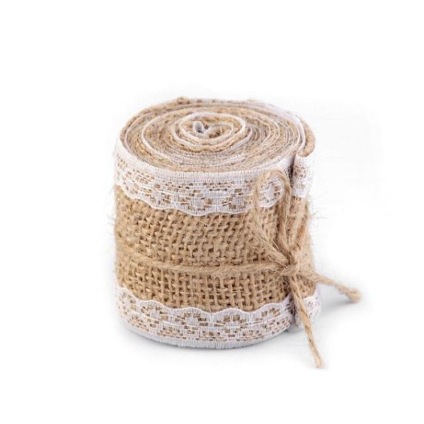 Trak iz jute s čipko
