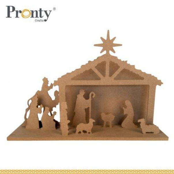 Lesena osnova, MDF Scene, Pronty Crafts, Christmas Crib
