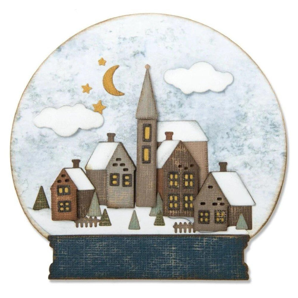 Rezalna šablona, Thinlits Die, Snowglobe #2