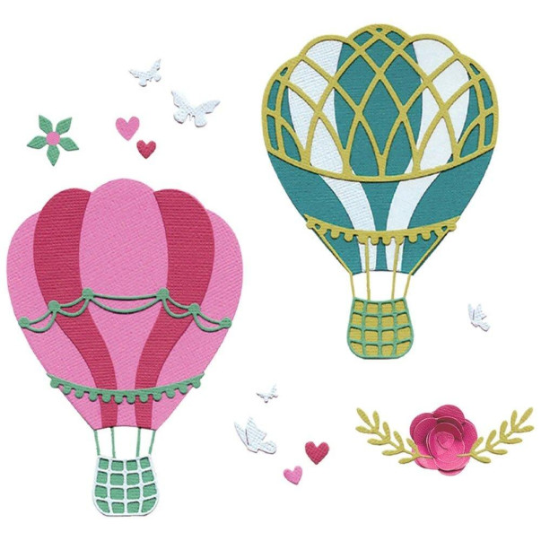 Rezalna šablona, Thinlits, Floating Fancy
