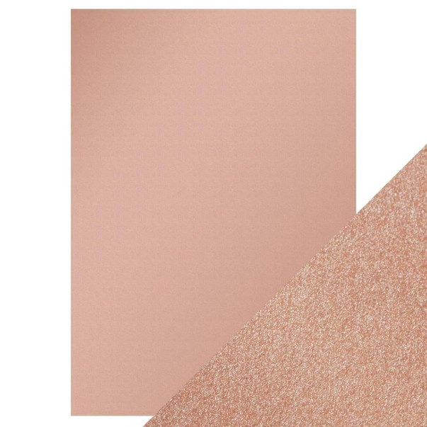 Papir, Pearlescent card, Blushing pink