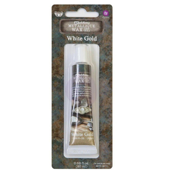 Vosek, Metallique Wax, Art Alchemy, White Gold