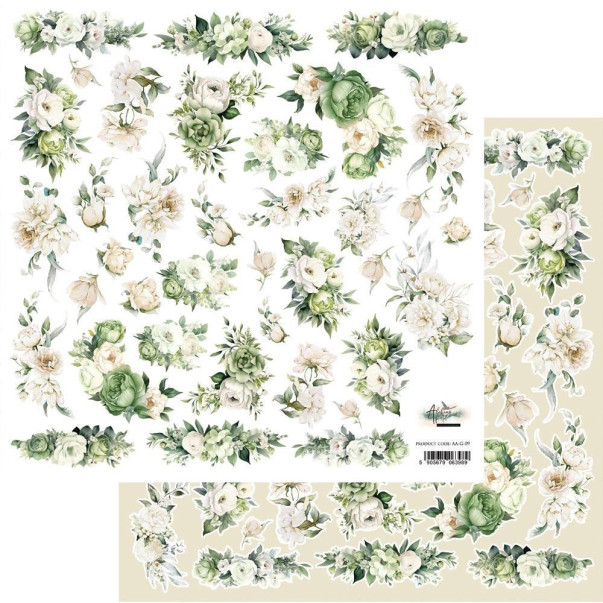 Papir, Gentleness, Flowers, izrezki