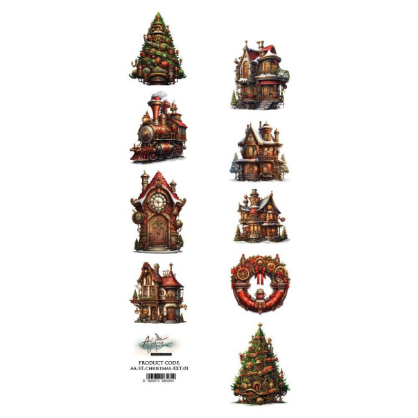 Papirnata vrstica, Steampunk Time, Christmas 01