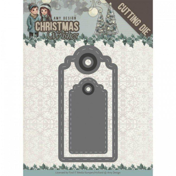 Rezalna šablona, Christmas Wishes, Wishing Labels