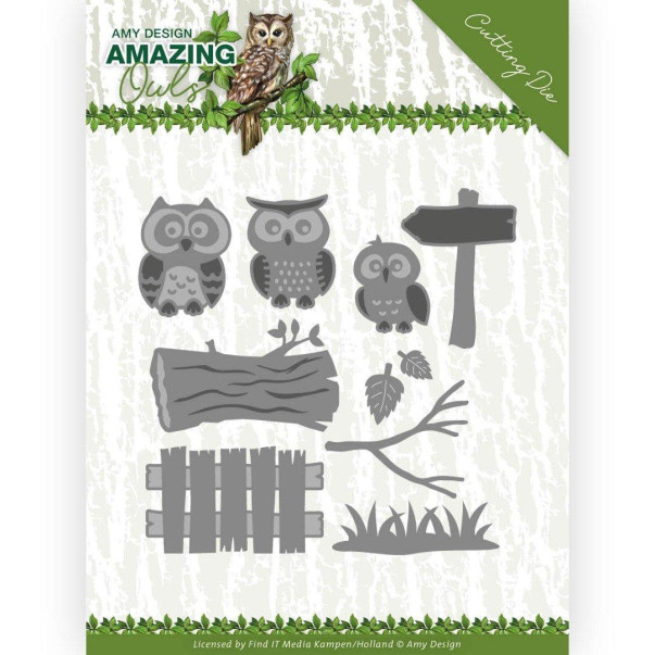 Rezalna šablona, Amazing Owls, Owl Family
