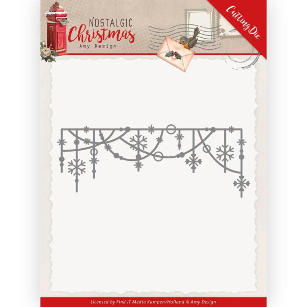 Rezalna šablona, Nostalgic Christmas, Hanging Snowflakes