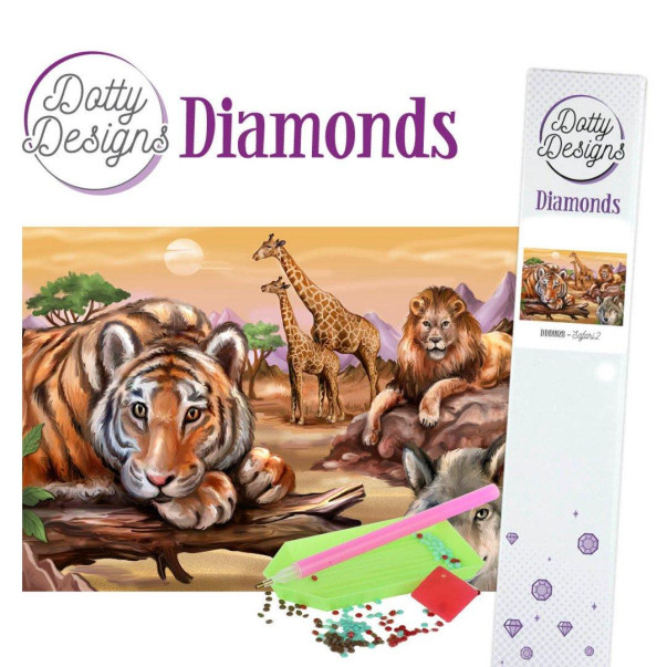 Ustvarjalni set, Dotty Designs Diamonds, Safari 2