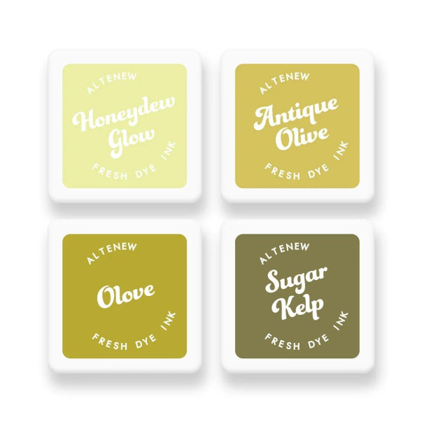 Barvne blazinice, Fresh Dye Ink Mini Cube Set, Mediterranean Glow
