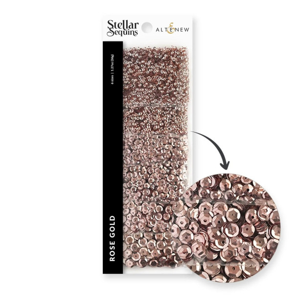 Stellar Sequins, Rose Gold