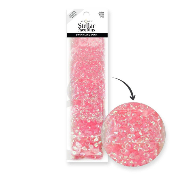Stellar Sequins, Twinkling Pink