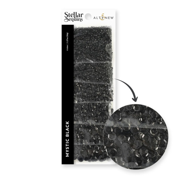 Stellar Sequins, Mystic Black