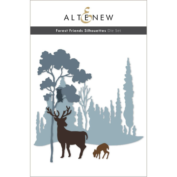 Rezalna šablona,  Forest Friends Silhouettes